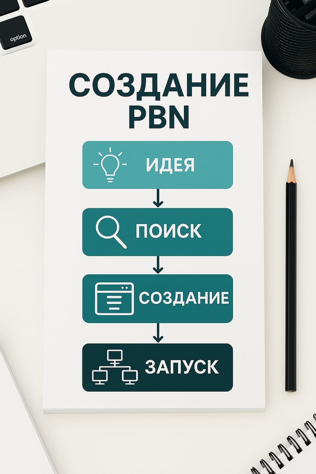 Процесс заказа PBN